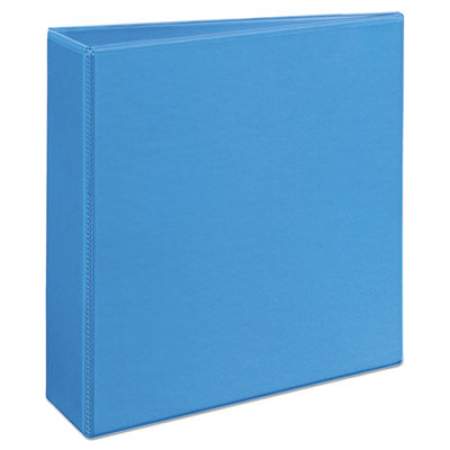 Avery Heavy-Duty Non Stick View Binder with DuraHinge and Slant Rings, 3 Rings, 3" Capacity, 11 x 8.5, Light Blue, (5601) (05601)