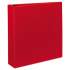 Avery Heavy-Duty Non-View Binder with DuraHinge and One Touch EZD Rings, 3 Rings, 2" Capacity, 11 x 8.5, Red (79582)