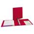Avery Durable Non-View Binder with DuraHinge and Slant Rings, 3 Rings, 1.5" Capacity, 11 x 8.5, Red (27202)