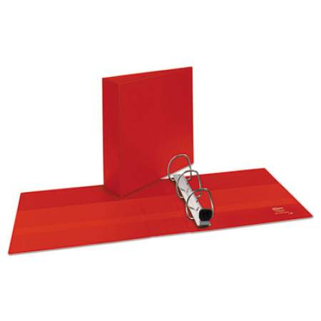 Avery Heavy-Duty Non-View Binder with DuraHinge and Locking One Touch EZD Rings, 3 Rings, 3" Capacity, 11 x 8.5, Red (79583)