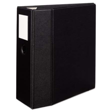 Avery Heavy-Duty Non-View Binder, DuraHinge, Three Locking One Touch EZD Rings, Spine Label, Thumb Notch, 5" Cap, 11 x 8.5, Black (79996)