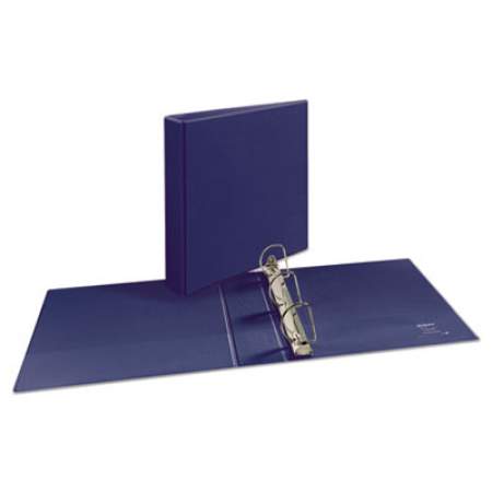 Avery Durable View Binder with DuraHinge and Slant Rings, 3 Rings, 2" Capacity, 11 x 8.5, Blue (17034)