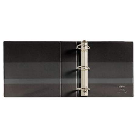 Avery Durable Non-View Binder with DuraHinge and EZD Rings, 3 Rings, 3" Capacity, 11 x 8.5, Black, (7701) (07701)