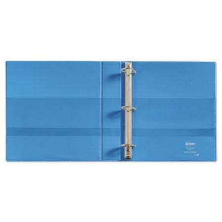 Avery Heavy-Duty Non Stick View Binder with DuraHinge and Slant Rings, 3 Rings, 1.5" Capacity, 11 x 8.5, Light Blue, (5401) (05401)