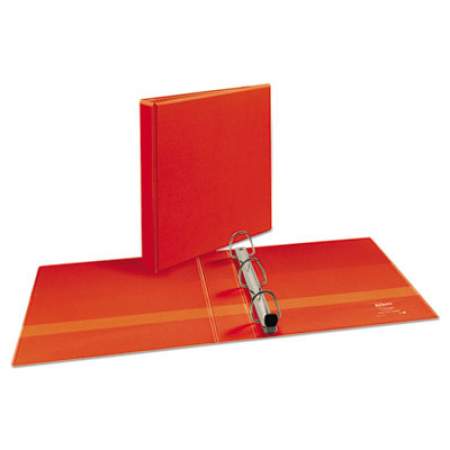 Avery Heavy-Duty View Binder with DuraHinge and One Touch EZD Rings, 3 Rings, 1.5" Capacity, 11 x 8.5, Red (79171)
