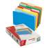 Pendaflex Interior File Folders, 1/3-Cut Tabs, Legal Size, Assorted, 100/Box (435013ASST)