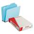 Pendaflex Pressboard Expanding File Folders, 1/3-Cut Tabs, Legal Size, Blue, 25/Box (9300T13)