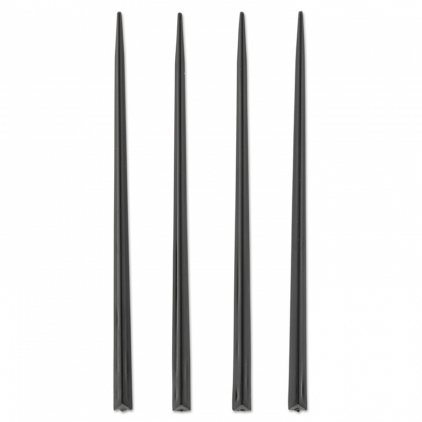 Prism Picks, Plastic, 4", Black, 500/Box, 5 Boxes/Carton (RP1494BK)