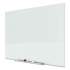 Quartet InvisaMount Magnetic Glass Marker Board, Frameless, 74" x 42", White Surface (G7442IMW)