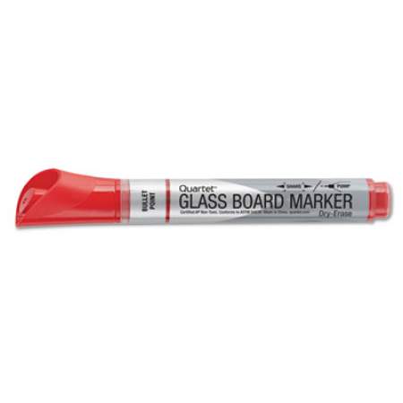Quartet Premium Glass Board Dry Erase Marker, Broad Bullet Tip, Assorted Colors, 4/Pack (79552)