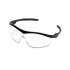 MCR Safety Storm Wraparound Safety Glasses, Black Nylon Frame, Clear Lens, 12/Box (ST110)