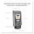 PRO 2000 Hand Soap Dispenser, 2,000 mL, 7.06 x 5.9 x 17.2, Black (720001)