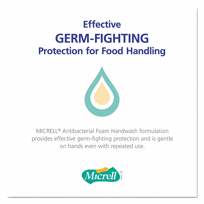 Antibacterial Foam Handwash, Touch-Free Refill, Floral Scent, 1,200 mL, 2/Carton (535702)