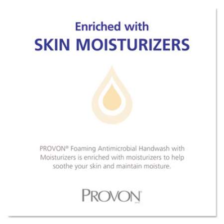 PROVON FOAMING ANTIMICROBIAL HANDWASH WITH MOISTURIZERS, LIGHT FLORAL, 2,000 ML REFILL, 2/CARTON (528602)
