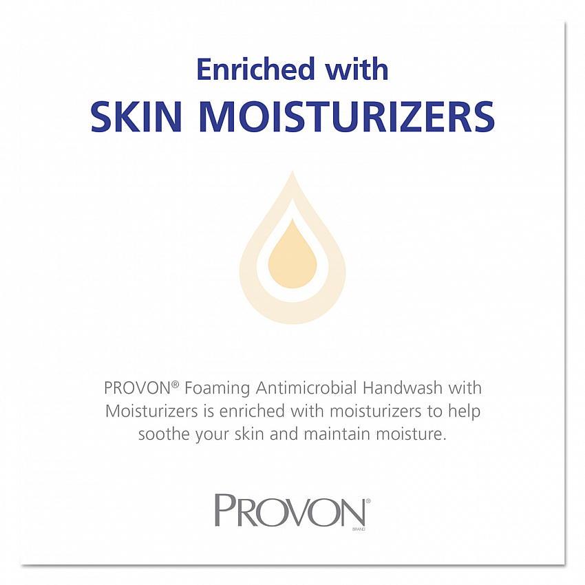 Foaming Antimicrobial Handwash/Moisturizer Refill, For FMX-12 Dispenser, Light Floral Scent, 2,000 mL, 2/Carton (528602)