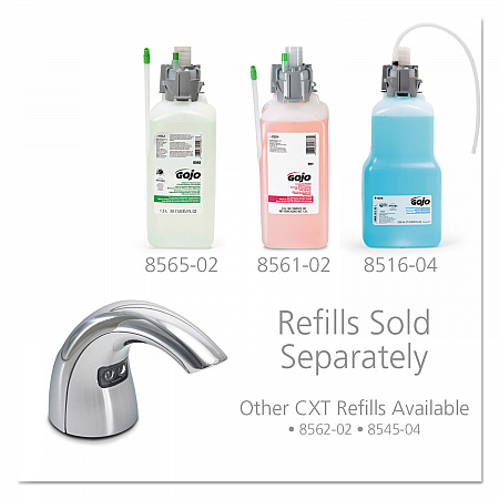 CXT Touch Free Soap Dispenser, 1,500 mL/2,300 mL, Chrome (854001)