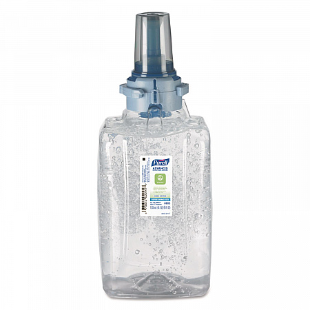 Advanced Hand Sanitizer Green Certified Gel Refill, For ADX-12 Dispensers, 1,200 mL, Fragrance-Free, 3/Carton (880303CT)