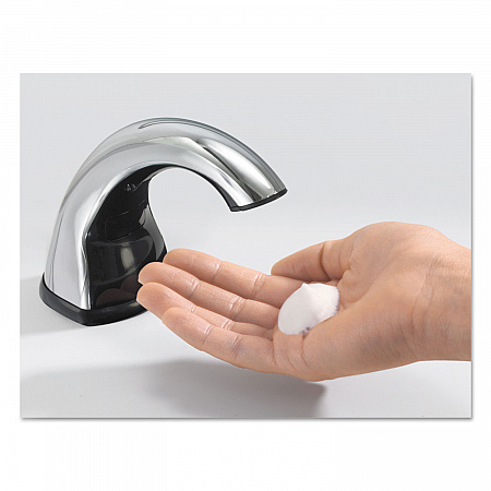 CXi Touch Free Counter Mount Dispenser, 1,500 mL/2,300 mL, 2.25 x 5.75 x 9.39, Chrome (852001)
