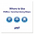 Sanitizing Hand Wipes, Individually Wrapped, 5 x 7, Unscented, White, 4,000 Wipes/Carton (90204M)