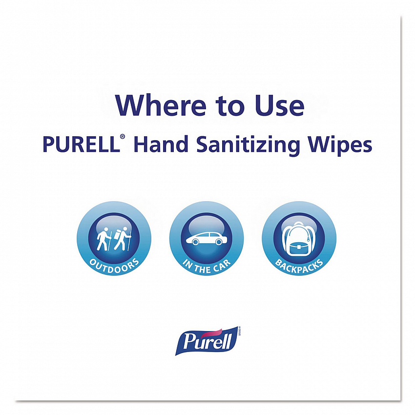 Sanitizing Hand Wipes, Individually Wrapped, 5 x 7, Unscented, White, 100/Box (902210BX)