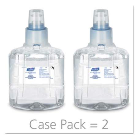 PURELL Advanced Foam Hand Sanitizer, LTX-12, 1,200 mL Refill, Fragrance-Free, 2/Carton (190502CT)