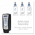 ADX-12 Dispenser, 1,200 mL, 4.5 x 4 x 11.25, Chrome/Black (882806)