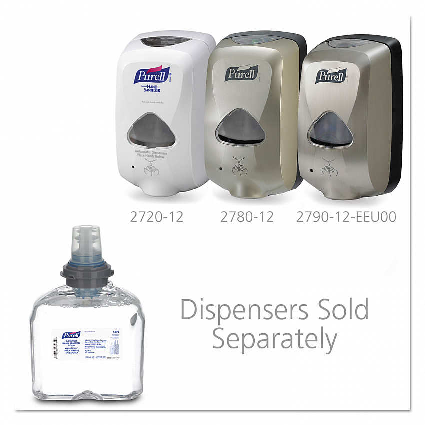 Advanced Hand Sanitizer TFX Refill, Foam 1,200 mL, Unscented (539202EA)