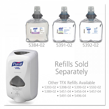 TFX Touch Free Dispenser, 1,200 mL, 6.5 x 4.5 x 10.58, Dove Gray (272012)