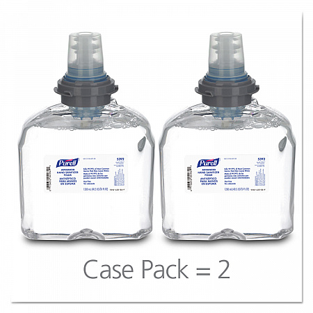 Advanced Hand Sanitizer TFX Refill, Foam, 1,200 mL, Unscented, 2/Carton (539202CT)