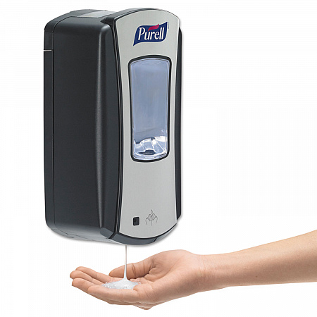 LTX-12 Touch-Free Dispenser, 1,200 mL, 5.75 x 4 x 10.5, Black/Chrome (192804)