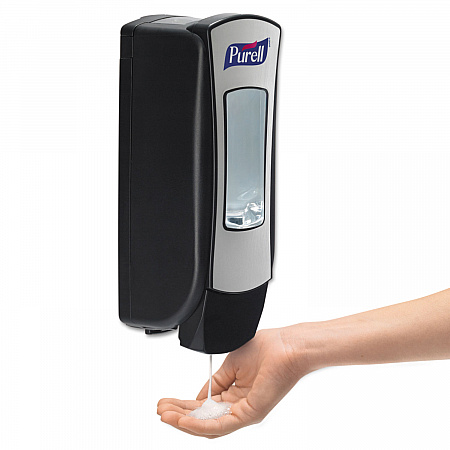 ADX-12 Dispenser, 1,200 mL, 4.5 x 4 x 11.25, Chrome/Black (882806)