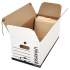 Universal Economical Easy Assembly Storage Files, Letter Files, White, 12/Carton (75120)