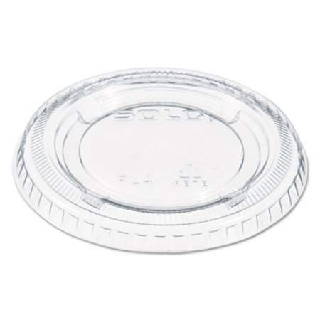Dart PORTION/SOUFFLE CUP LIDS, FITS 3.25-9 OZ CUPS, CLEAR, 125/SLEEVE, 20 SLEEVES/CARTON (PL4N)
