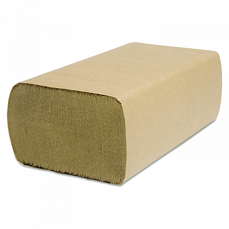 Select Folded Towels, Multifold, 1-Ply, 9 x 9.45, Natural, 250/Pack, 16 Packs/Carton (H175)