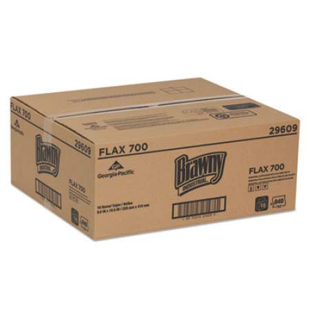 Brawny Industrial FLAX 700 Medium Duty Cloths, 9 x 16 1/2, White, 94/Box, 10 Box/Carton (29609)