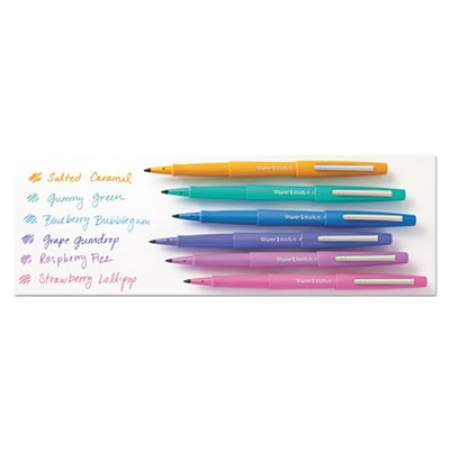 Paper Mate Flair Candy Pop Porous Point Pen, Stick, Medium 0.7 mm, Assorted Ink and Barrel Colors, 36/Pack (1984556)
