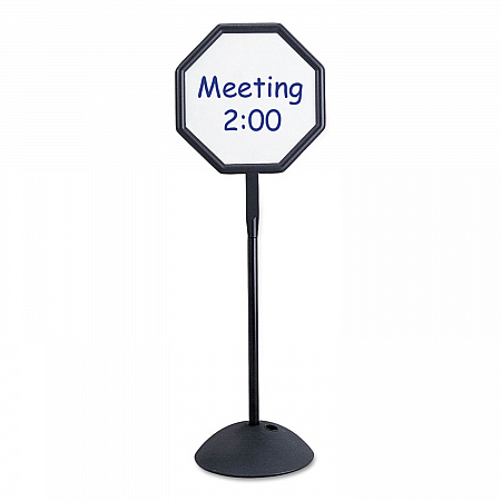 WriteWay Two-Sided Dry Erase Standing Message Sign, White 18