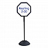 WriteWay Two-Sided Dry Erase Standing Message Sign, White 18