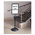 WriteWay Two-Sided Dry Erase Standing Message Sign, White 14.25