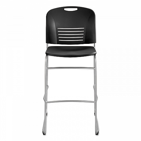 Vy Sled Base Bistro Chair, Supports Up to 350 lb, 30.5