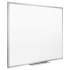 Mead Dry-Erase Board, Melamine Surface, 48 x 36, Silver Aluminum Frame (85357)