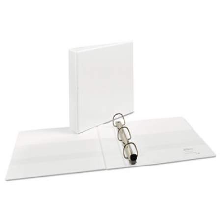 Avery Heavy-Duty View Binder with DuraHinge and One Touch EZD Rings, 3 Rings, 1.5" Capacity, 11 x 8.5, White (79195)