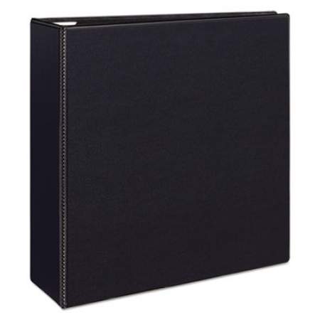 Avery Heavy-Duty View Binder with DuraHinge and Locking One Touch EZD Rings, 3 Rings, 4" Capacity, 11 x 8.5, Black (79604)