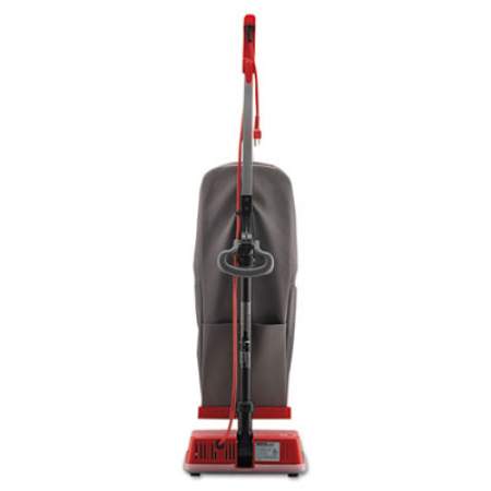 Oreck Commercial U2000R-1 Upright Vacuum, 12" Cleaning Path, Red/Gray
