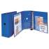 Avery Heavy-Duty Non-View Binder with DuraHinge, Locking One Touch EZD Rings and Thumb Notch, 3 Rings, 5" Capacity, 11 x 8.5, Blue (79886)