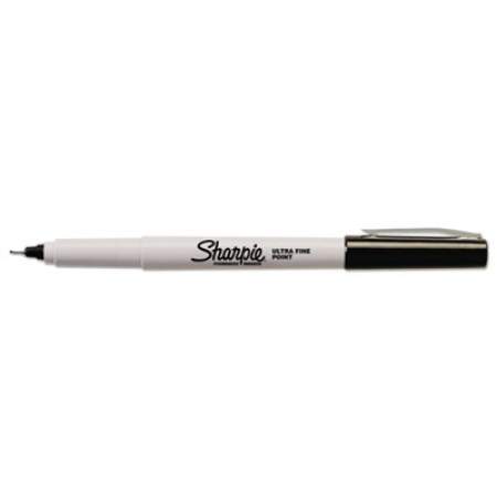 Sharpie Ultra Fine Tip Permanent Marker, Extra-Fine Needle Tip, Black, Dozen (37001)