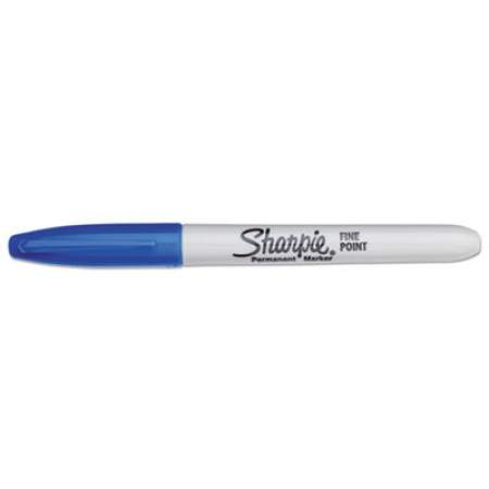 Sharpie Fine Tip Permanent Marker, Fine Bullet Tip, Blue, Dozen (30003)