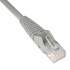 Tripp Lite Cat6 Gigabit Snagless Molded Patch Cable, RJ45 (M/M), 50 ft., Gray (N201050GY)
