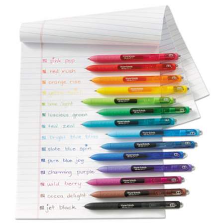 Paper Mate InkJoy Gel Pen, Retractable, Medium 0.7mm, Assorted Ink and Barrel Colors, 36/Pack (2003997)