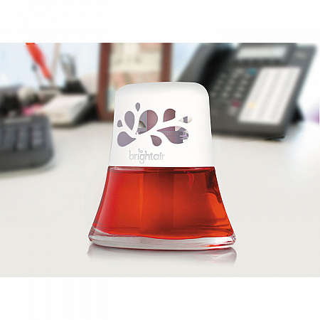 Scented Oil Air Freshener, Macintosh Apple and Cinnamon, Red, 2.5 oz, 6/Carton (900022CT)